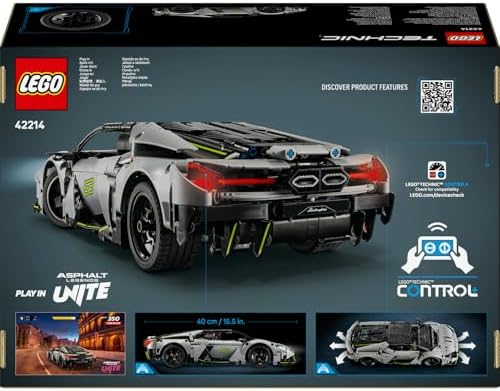 Lamborghini Revuelto Spor Araba 42214 – 10 Yaş ve Üzeri Çocuklar İçin STEM Destekli Oyuncak Yapım Seti, Süper Spor Araba Tutkunlarına Yaratıcı Hediye Fikri ve Eğitici Oyun (1135 Parça)