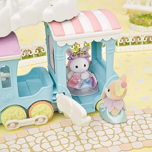 Sylvanian Families Tęczowy pociąg z płynąca chmurką 5702