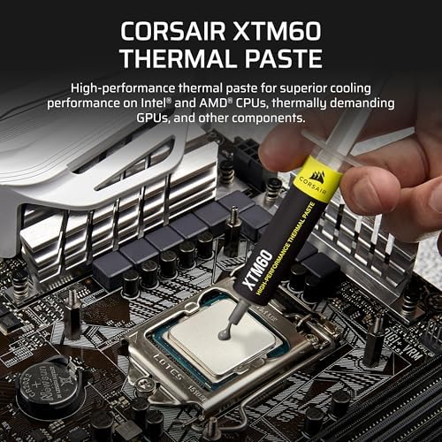 XTM60 yüksek performanslı termal macun, CPU veya GPU için, 3 g – düşük viskozite, uzun süreli stabilite, kolay kullanım, birlikte verilen aplikatör kartı