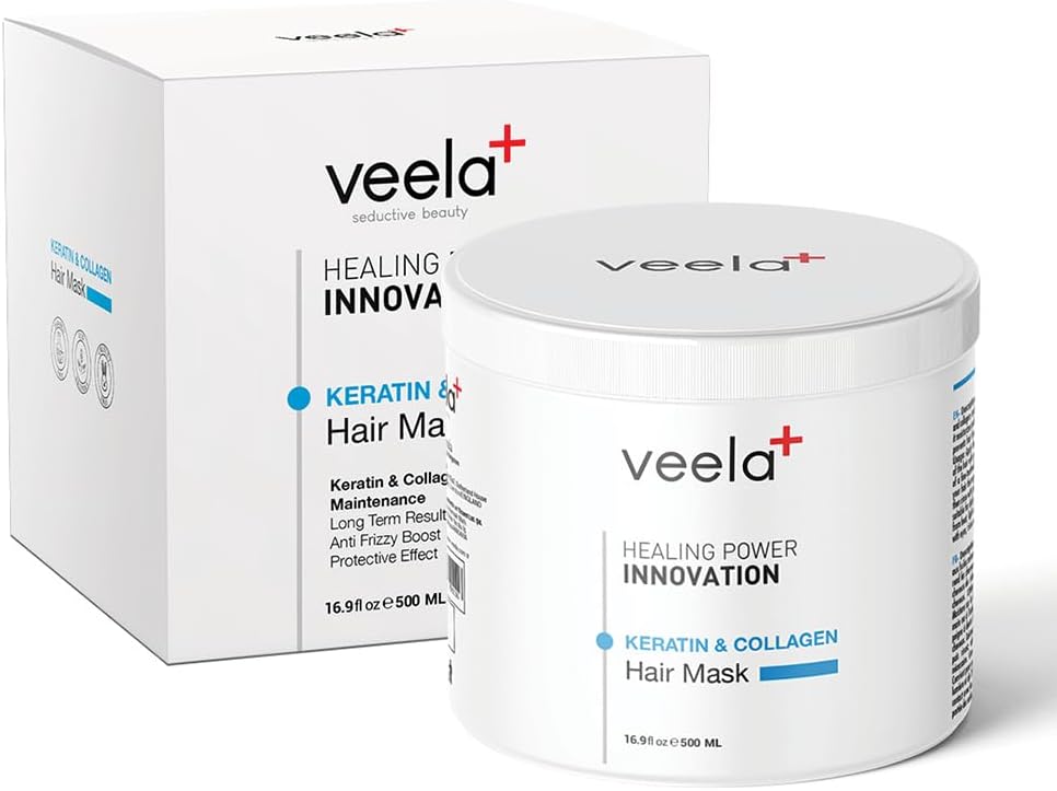 Kuru ve Yıpranmış Saçlar İçin Kolajen ve Keratin Bakım Maskesi Keratin ve  Hair Mask