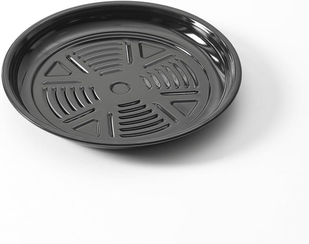 -Lab 30 Cm Közmatik Pratik Közleme Tavası Ocak Ve Mangal Üstü (Patlican-Biber-Kestane-Misir-Sebze) Siyah 30 Cm