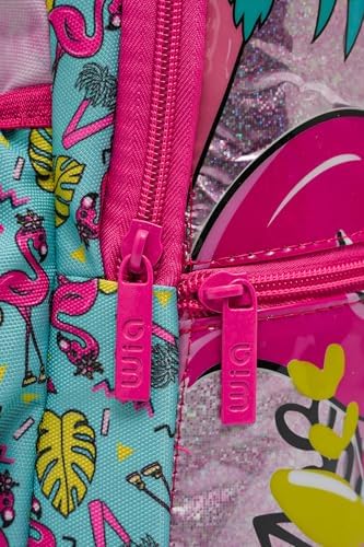 Wia 3 Bölmeli Okul Çantası Seti, Standart, SWG-002, Turkuaz, üniseks-çocuk