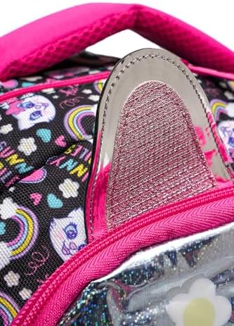 Wia Cat 3 Bölmeli Okul Çanta Seti, Tek Ebat, SWG-007, Siyah, kız-çocuk