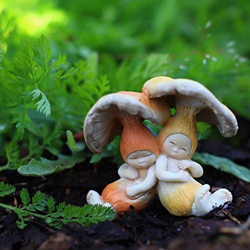 Top Minyatür Bahçesi ve Teraryum Uyuyan Shroom Bebekler