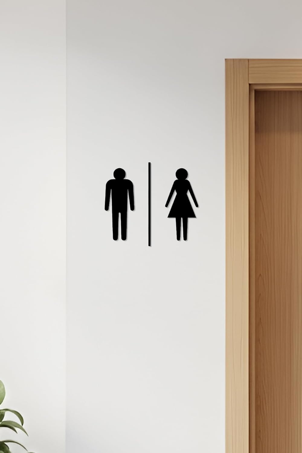 WC Tabelası, Tuvalet Levhası, Kadın Erkek Tabela OS37