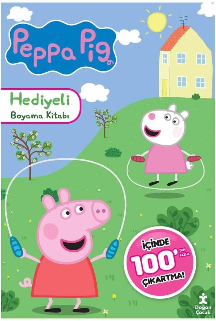 Peppa Pig - 100+ Çıkartma Hediyeli Boyama Kitabı
