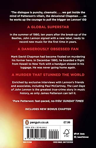 The Last Days of John Lennon: ‘I totally recommend it’ LEE CHILD