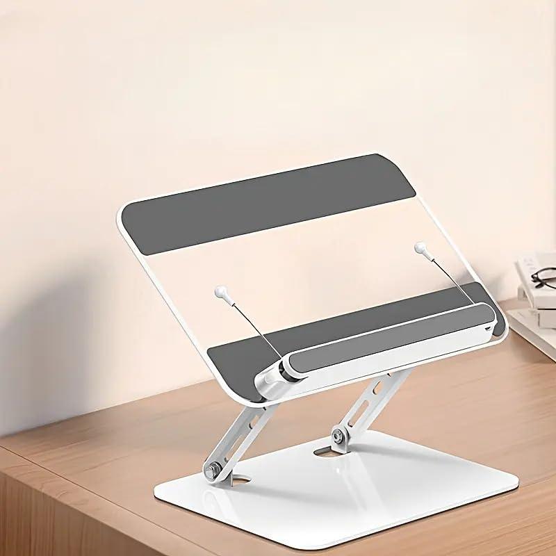 Tablet ve Kitap Okuma Standı – Ayarlanabilir Katlanabilir Masaüstü Tutucu, Ergonomik Tasarım, Sağlam Alüminyum Alaşım, Ev ve Ofis Kullanımı İçin Evrensel Tablet Desteği | L111-SBT