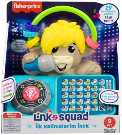 Alfabeyi Öğreniyorum™ Link Squad İlk Kelimelerim Eğitici Bebek Oyuncağı, Türkçe HYL26