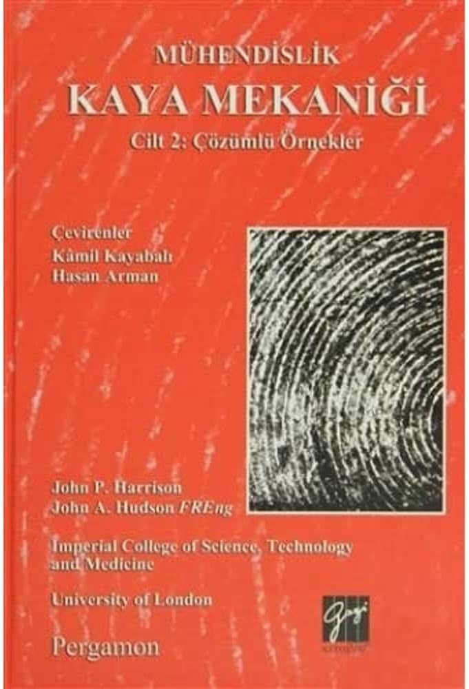 MÜHENDİSLİK KAYA MEKANİĞİ 2 ÇÖZÜMLÜ ÖRNEKLER: University of London