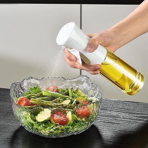 Sprey Yağdanlık Cam Şişe Yağ Püskürtücü 225 ml Airfryer Kızartma Izgara Salata İçin Yağlık
