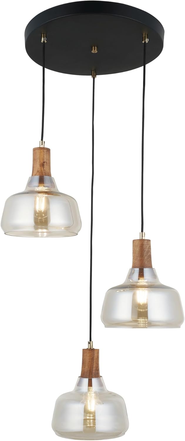 Zen 3’lü Antik Lak 3’lü Sarkıt Avize