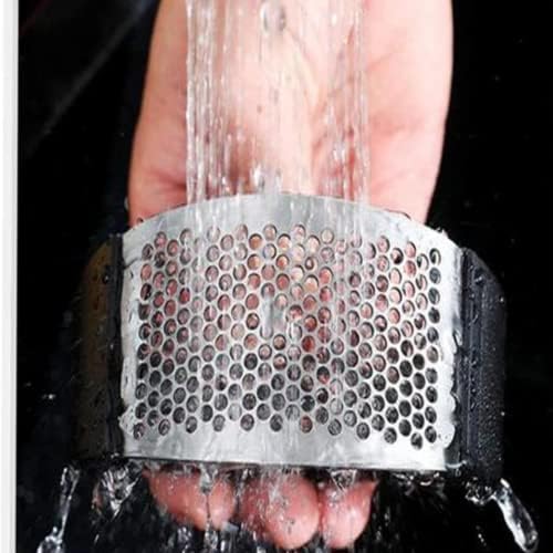 Paslanmaz Çelik Sarımsak Ezici Presi Parçalayıcı Doğrama Aleti Garlic Press Rende Sağ/Sol El Uyumlu Yeni Model Easyso2018