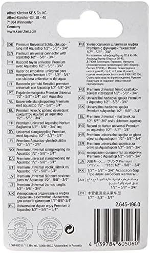 Premium Bağlantı Aparatı Aqua Stop (1/2", 5/8" ve 3/4")