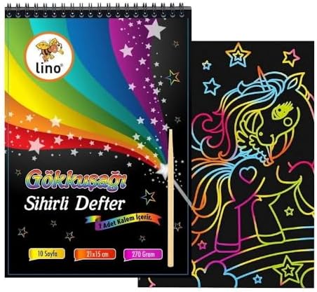 Sihirli Defter A5 10 Yp. (Gökkuşaği Kazima)