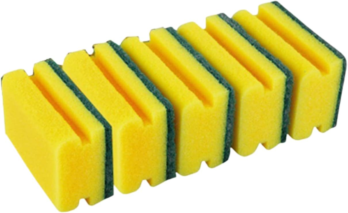 5'li Fonksiyonel Bulaşık süngeri Sarı Sünger Çift Taraflı Set Ovma ve Yıkama Süngeri Paket Yüzey, Lavabo, Zemin Her Yerde Temizlik Easyso2573