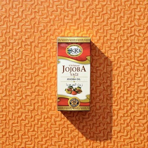 %100 Saf Jojoba Yağı – KRK Gıda (20 ml) | Doğal Cilt Bakım Yağı | Nemlendirici, Besleyici, Kuru Ciltlere Uygun | Saç, Cilt ve Tırnak Bakımı İçin Jojoba Oil | Yerli Üretim
