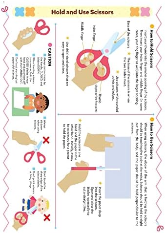 Play Smart Cutting and Pasting Age 3+: Preschool Activity Workbook with Stickers for Toddlers Ages 3, 4, 5: Build Strong Fine Motor Skills: Basic Scissor Skills (Full Color Pages)