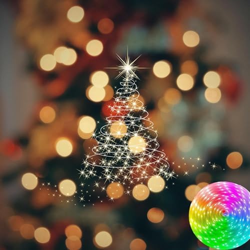 LED Rgb ışık - 5v Usb Girişli, Bluetooth Uygulamalı, Uzaktan Kumandalı, Müziğe Duyarlı, Suya Dayanıklı, Parti, Yılbaşı, Doğum Günü, Eğlence için (10 Metre)