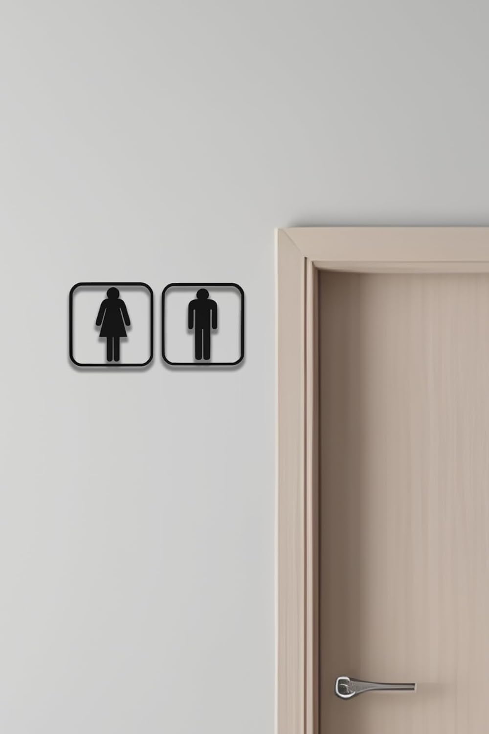 WC Tabelası, Tuvalet Levhası, Kadın Erkek Tabela OS14