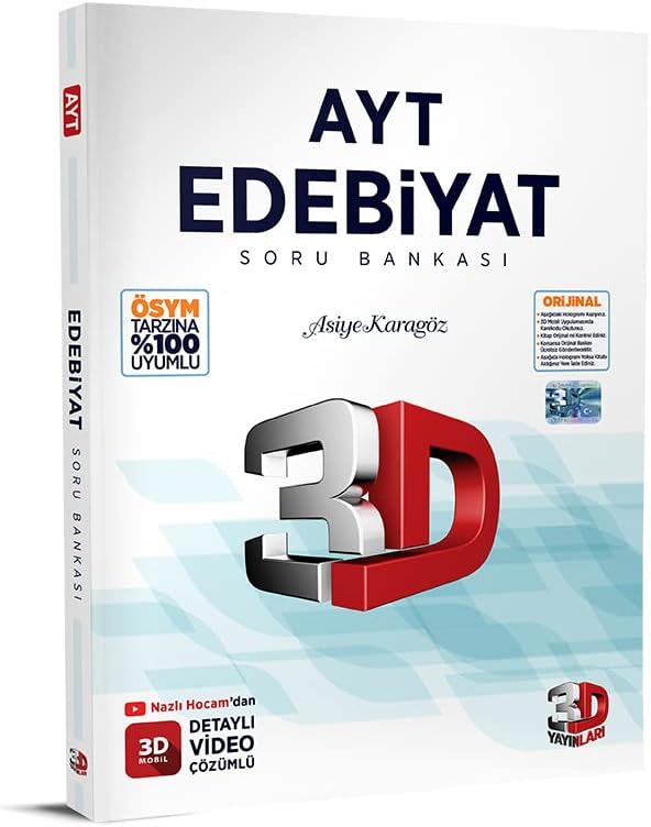 3D AYT Edebiyat Soru Bankası 2024