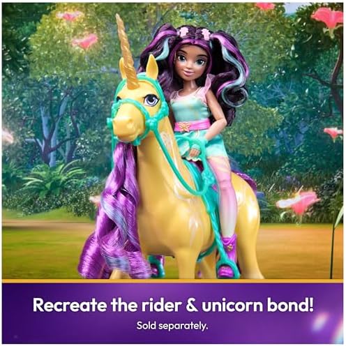 Academy Tek Boynuzlu At Leaf, popüler Netflix dizisindeki Ava'nın yaklaşık 28 cm tek boynuzlu atı, 4 yaş+ çocuklar için