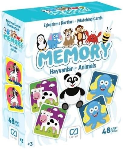 Hayvanlar - Memory Eşleştirme Kartları