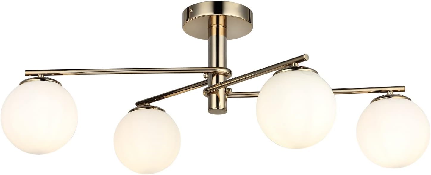 BUMERANG 4 LÜ ALTIN PLAFONYER 4XE27