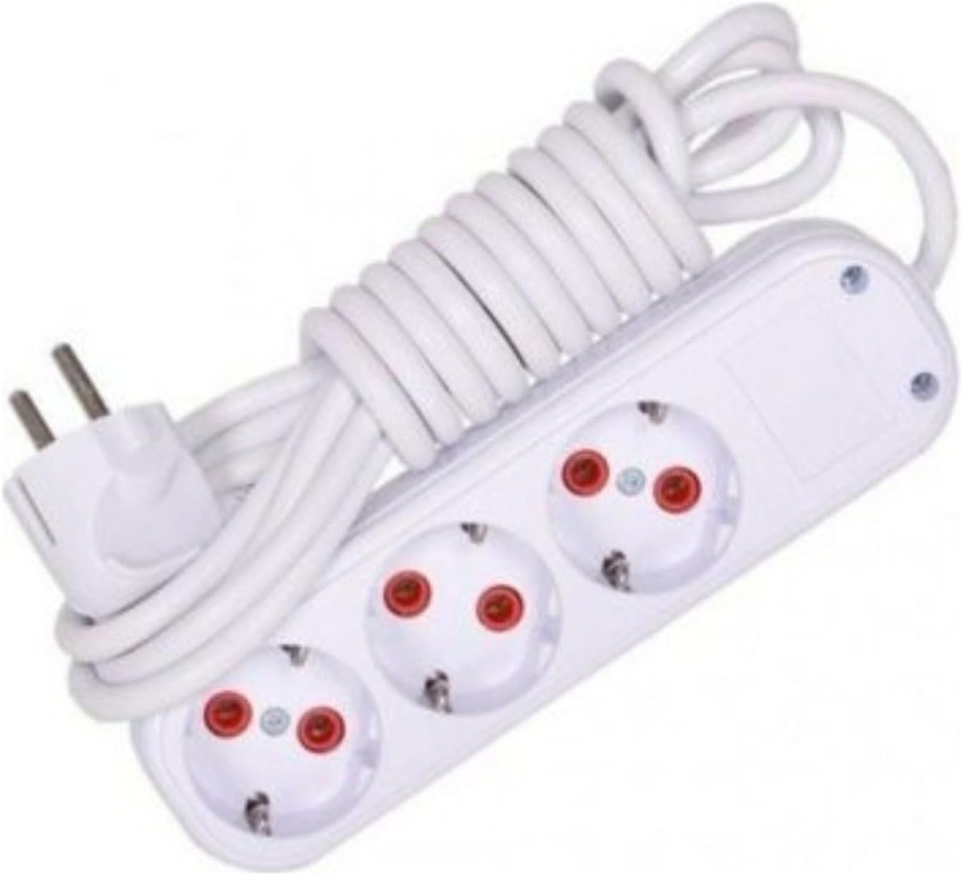 chermik Önder 3'lü 3 Metre Uzatma Kablosu, 3 Metre, CHRMK6781, Siyah, Erkek