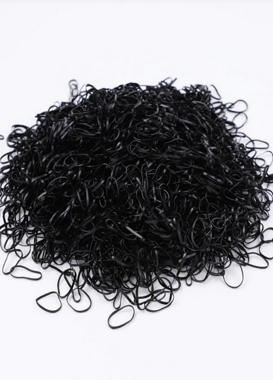 500 Adet Siyah Saç Örgü LastiğiToka Seti Lastik Toka Seti, Lastik Toka Seti, Toka Organizer, Toka, Kız Çocuk Toka, Toka Organizer