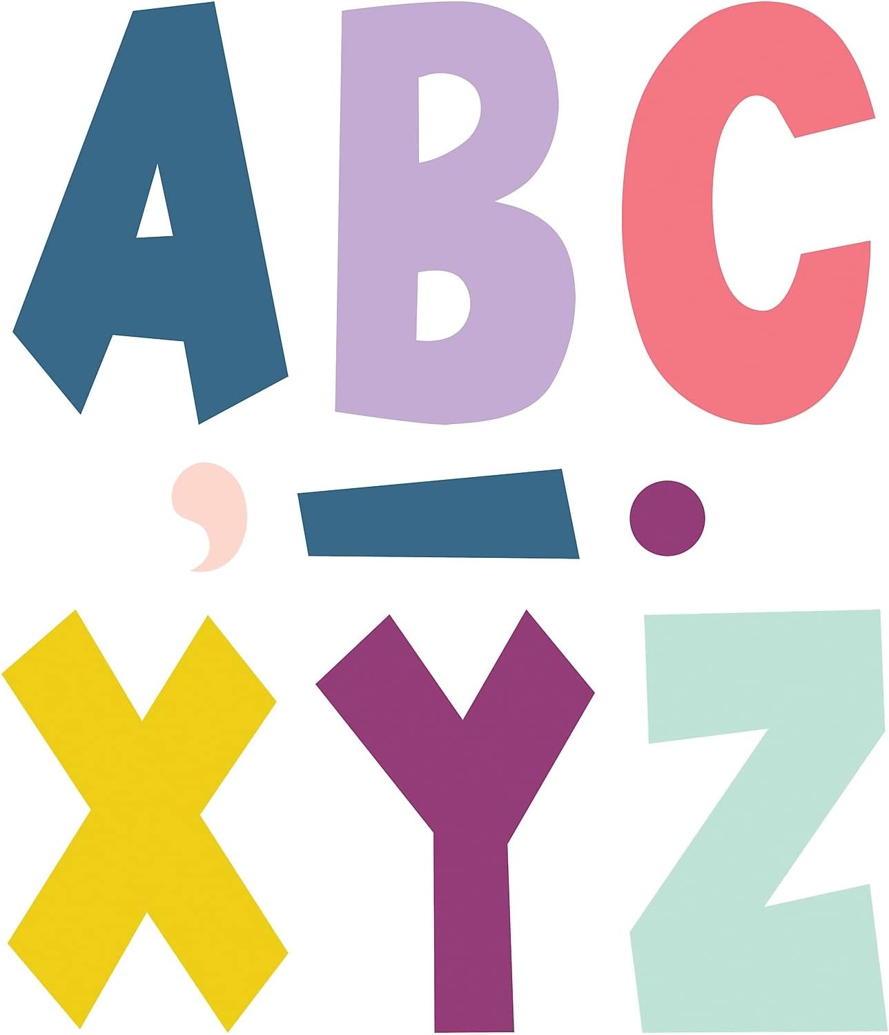 Created Resources Oh Happy Day 7 "Eğlenceli Yazı Tipi Mektupları (TCR70100)