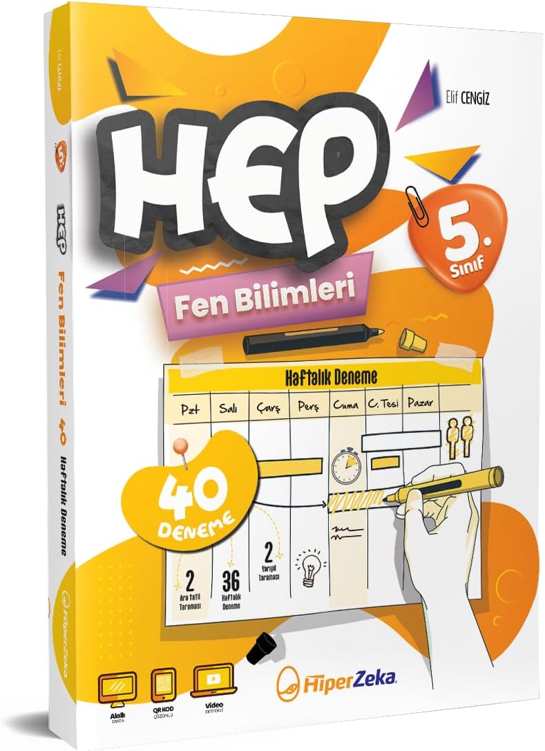 2025 5. Sınıf Haftalık HEP Fen Bilimleri 40 Deneme