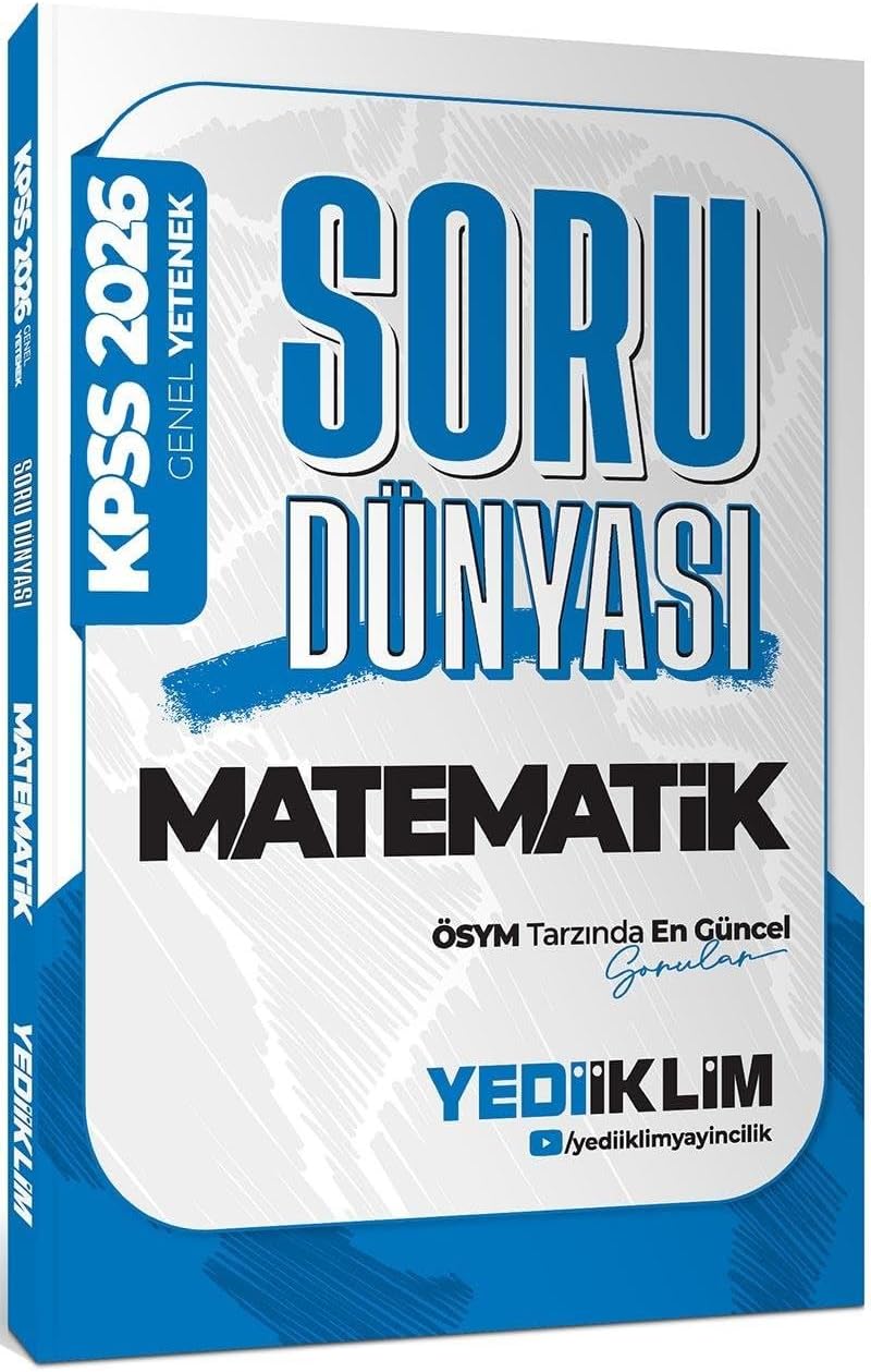 Yediiklim Yayınları 2026 KPSS Genel Yetenek Matematik Soru Dünyası