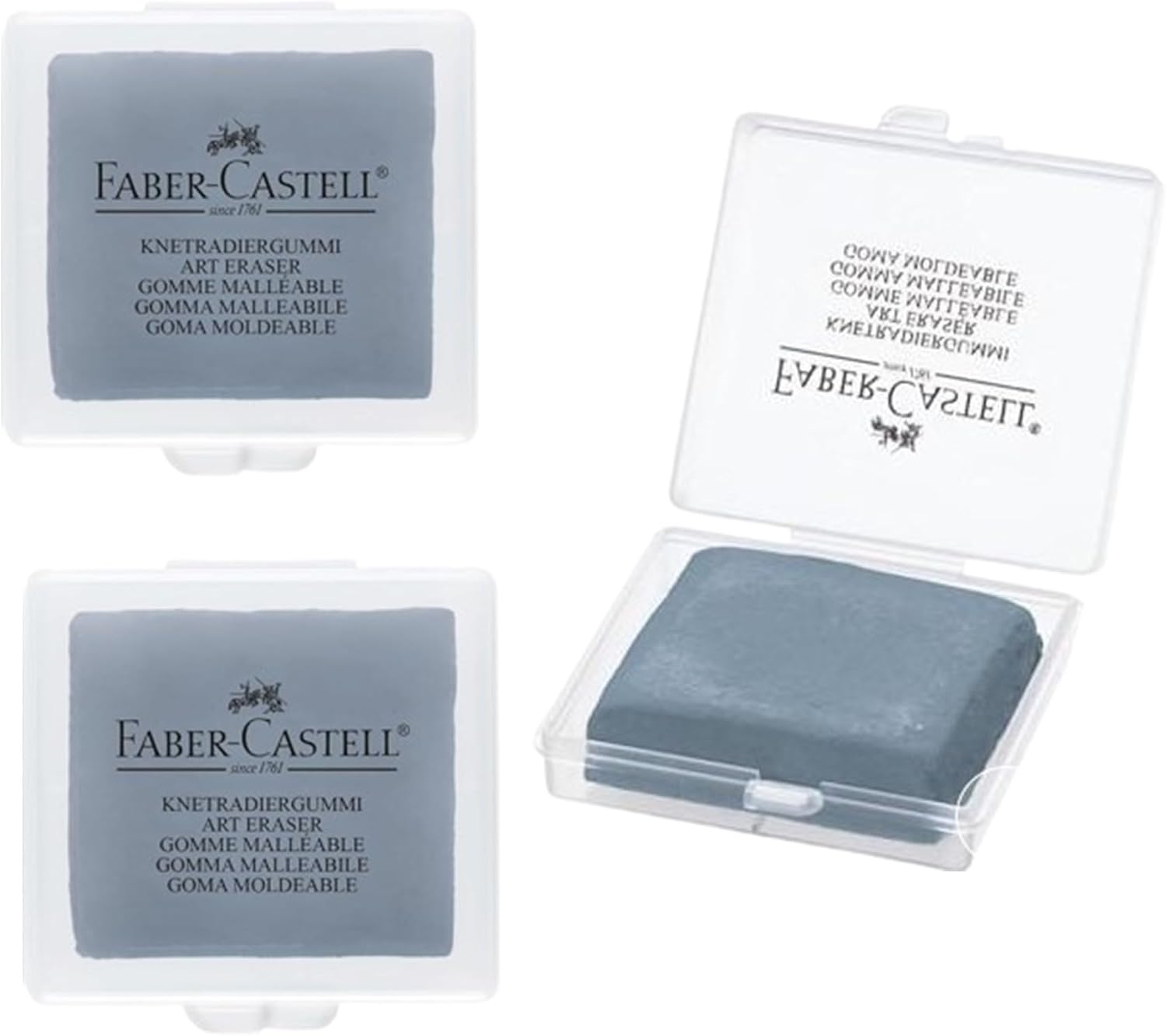Art Eraser Castell sanatçılar için, gri