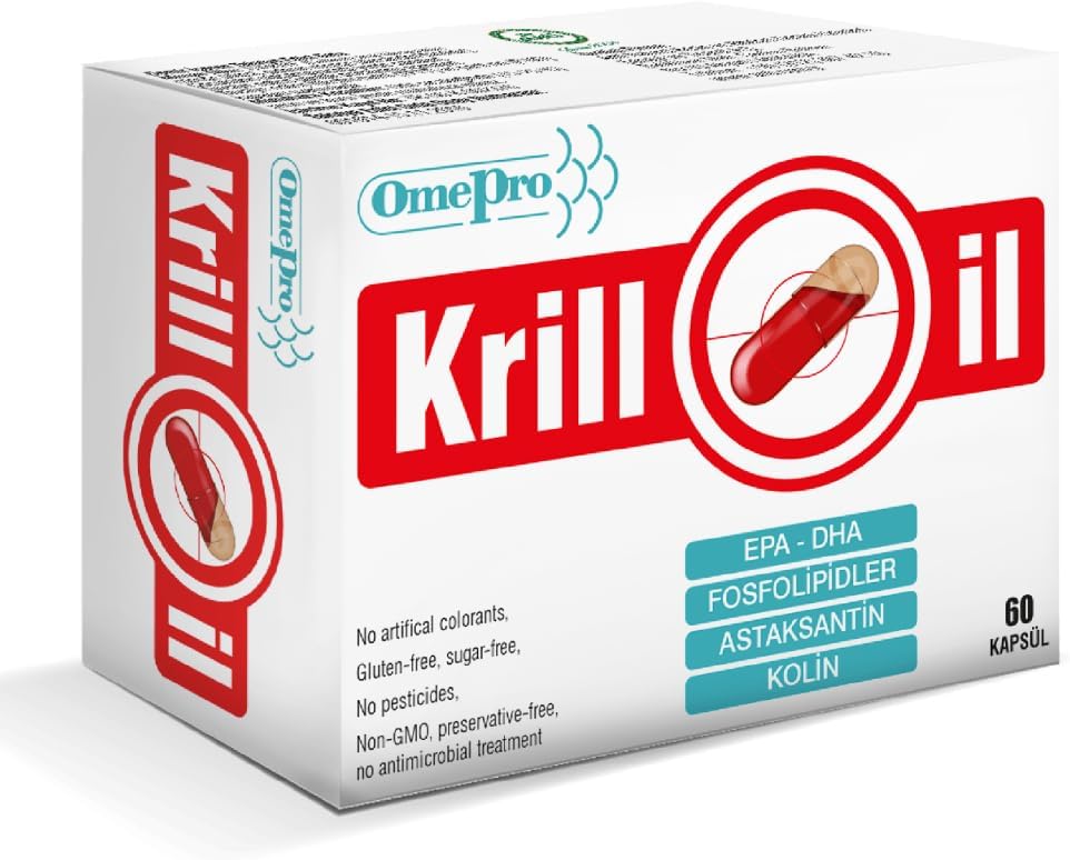 Krill Yağı Krill Oil Omepro® Krill Yağı 60 Kapsül