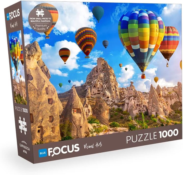 Blue Focus 1000 Parça Puzzle - CAPPADOCIA (KAPADOKYA)