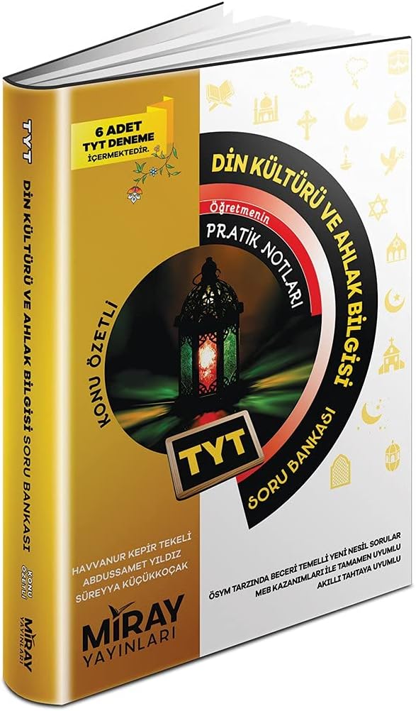 TYT Din Kültürü ve Ahlak Bilgisi Konu Özetli Soru Bankası
