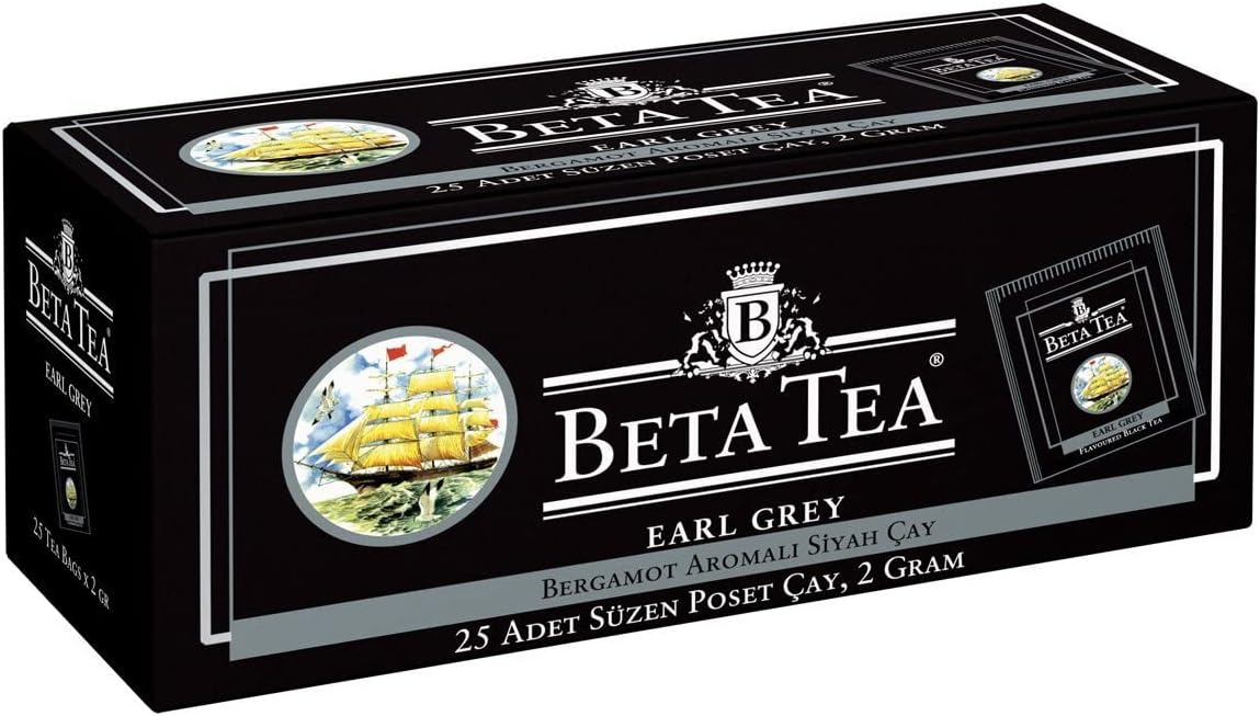 Beta Tea Earl Grey Bardak Poşet 25 Adet (Bergamot - Tomurcuk Çayı)