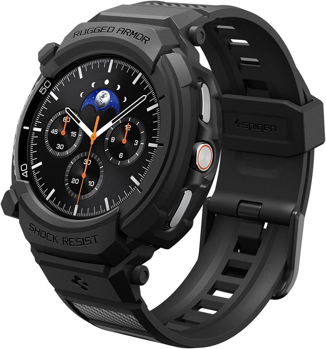Galaxy 8 (46mm) ile Uyumlu Kılıf & Kordon Kayış Rugged Armor Pro - ACS10013