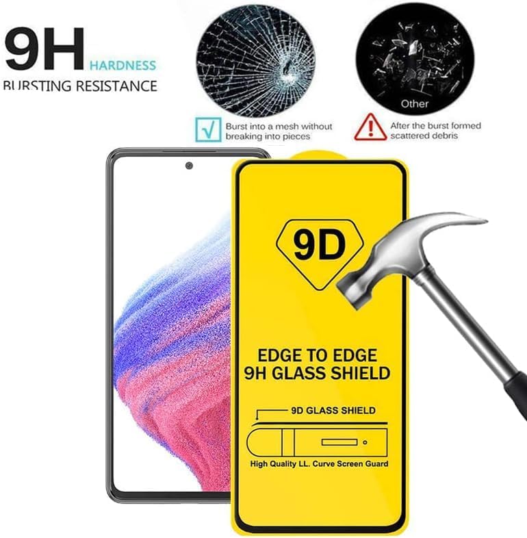 10c ve POCO C40 uyumlu Ekranı Tam kaplayan Full Temperli Ekran Koruyucu Cam Filmi