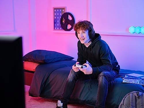 Gaming GXT 415 Zirox Hafif Oyun Kulaklıkları, PC, Xbox, PS4, PS5, Switch, Mobil Bilgisayar, 3,5 mm Bağlantı, Katlanabilir Mikrofon, Kablolu Kulaklık 2 m Üstü Kulak Üstü Siyah