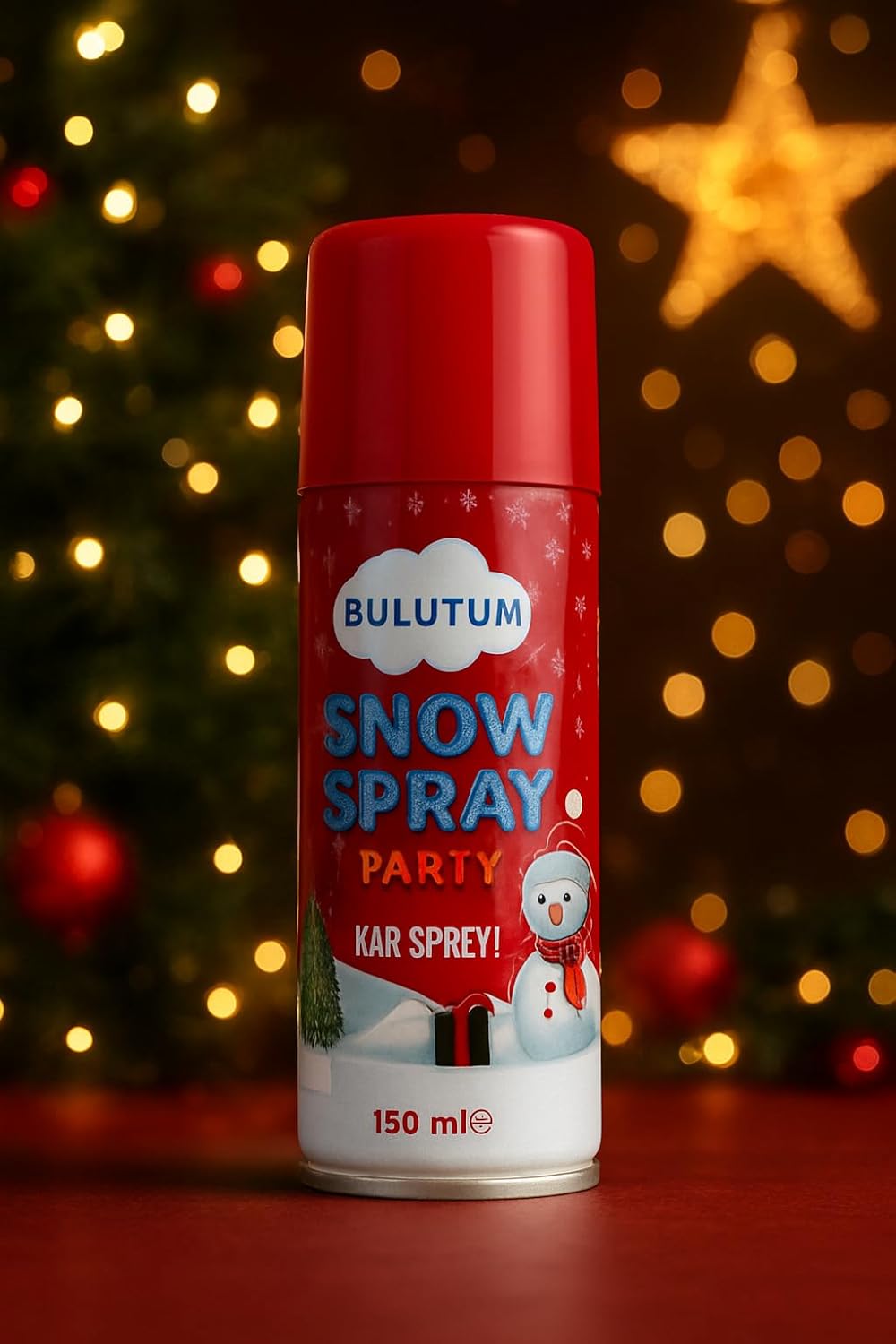 Yılbaşı Süsü Yılbaşı Ağacı Süsü Kar Spreyi Erimeyen Kar Yazı Yazma ve Uçucu Sprey Ağaç Süsleme Yılbaşı 150 ml