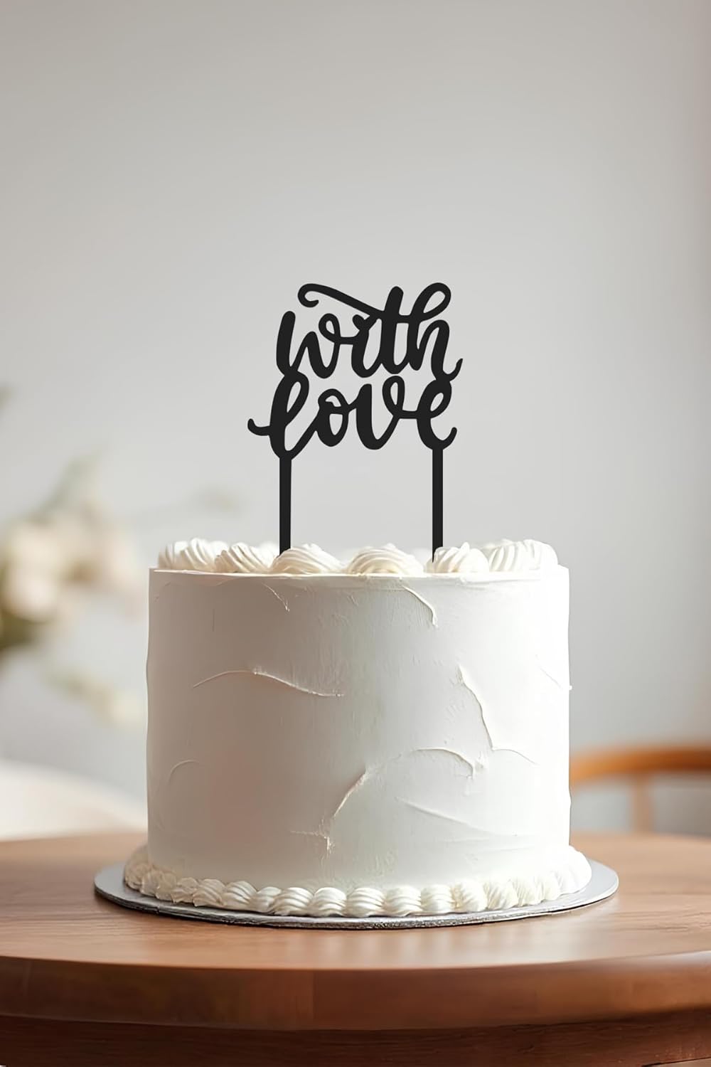 With Doğum Günü Pastası Süsleme, Pasta Süsü, Yeniden Kullanılabilir, OCT61