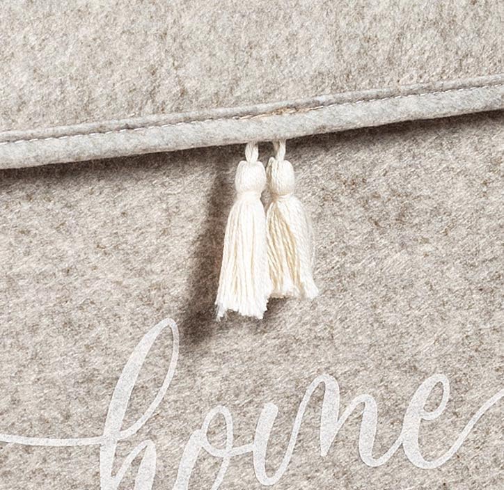 Çamaşır Sepeti Kirli Çamaşır Torbası Çamaşır Sepet Keçe Kapaklı Çok Amaçlı Kutu Sepet Oyuncak Saklama Sepeti (55x40x30 Cm)