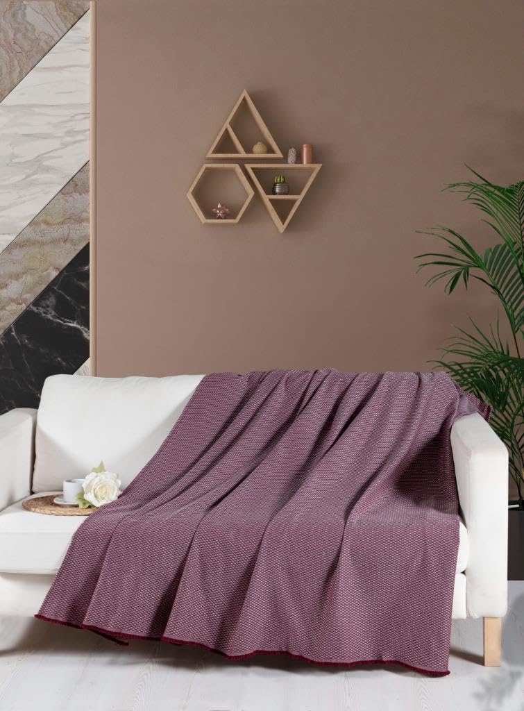 Macar Koltuk Örtüsü Kılıfı 170 x 230 cm Bordo