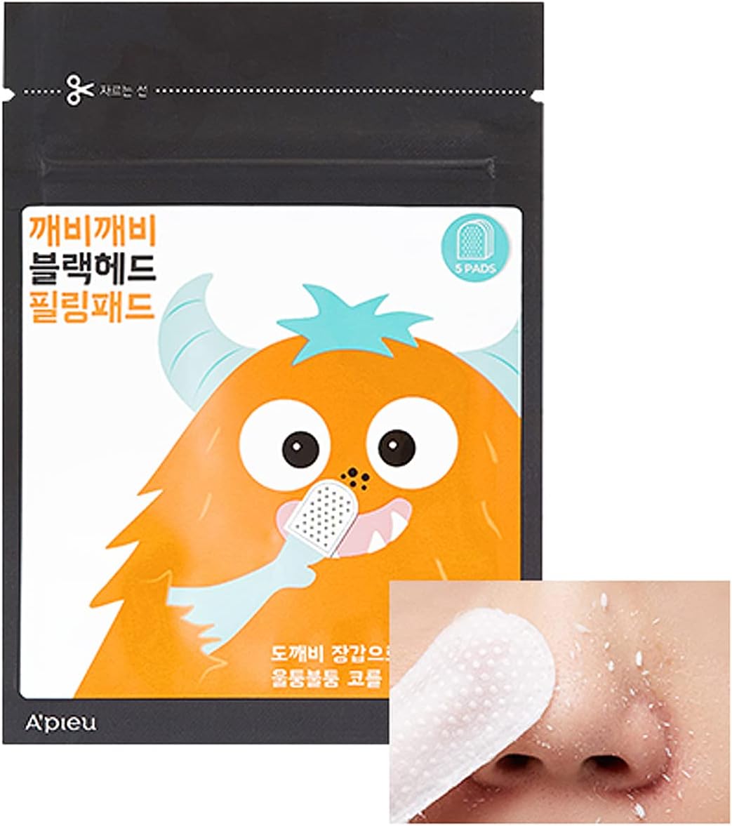 Siyah Nokta Temizleyici Çift Taraflı Peeling Pad A'pıeu Goblin Blackhead Peeling Pad