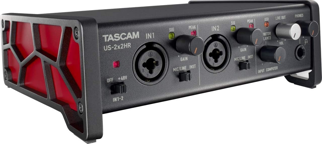 US-2X2HR 192 Khz Yüksek Çözünürlüklü USB Ses Kartı 2 Giriş 2 Çıkış