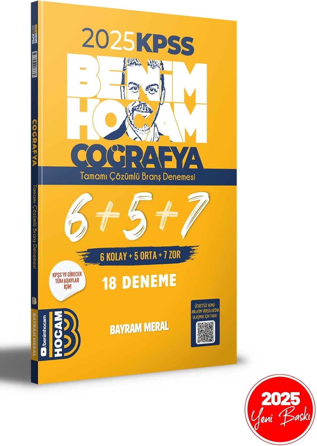 2025 KPSS Coğrafya Tamamı Çözümlü 6+5+7 Deneme