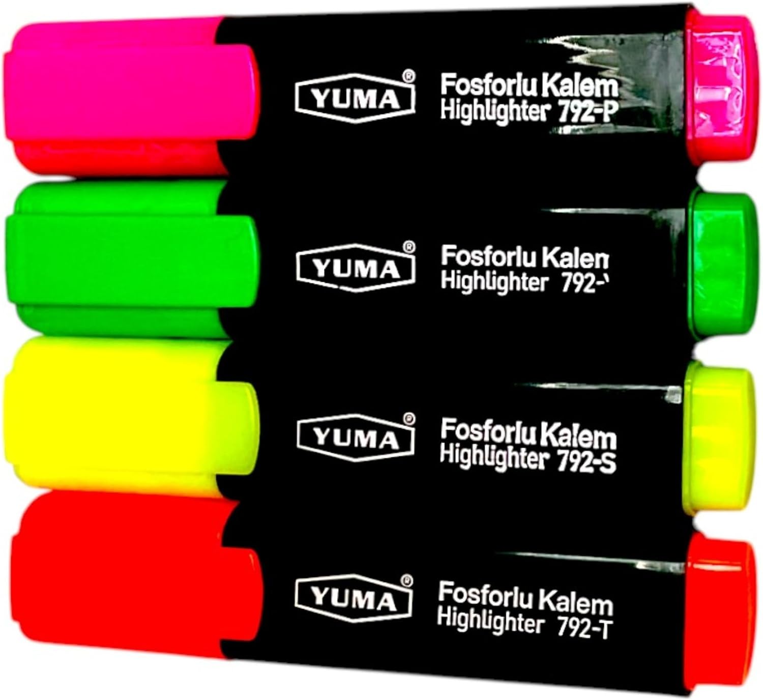 YAPI Fosforlu Blisterli Kalem 4 Lü Ym-792-4