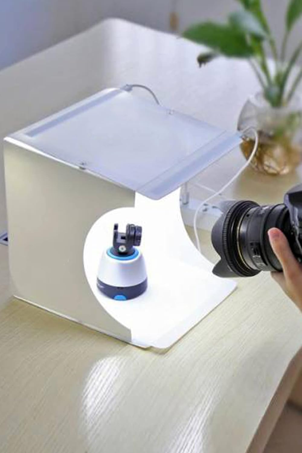 Ürün Çekim Çadırı Mini Fon Fotoğraf Stüdyosu Ledli Işık Perdesi